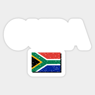 Oupa Grandpa South Africa Sticker